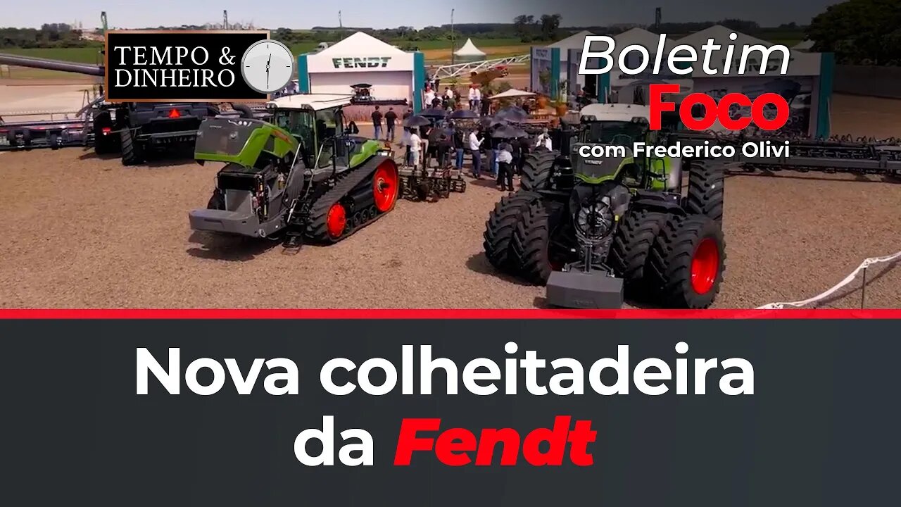 Nova colheitadeira da Fendt