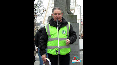 Stephen T Manning's speech at the Galway Rally For Freedom