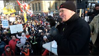 Ezra Levant addresses Truckers Freedom Convoy