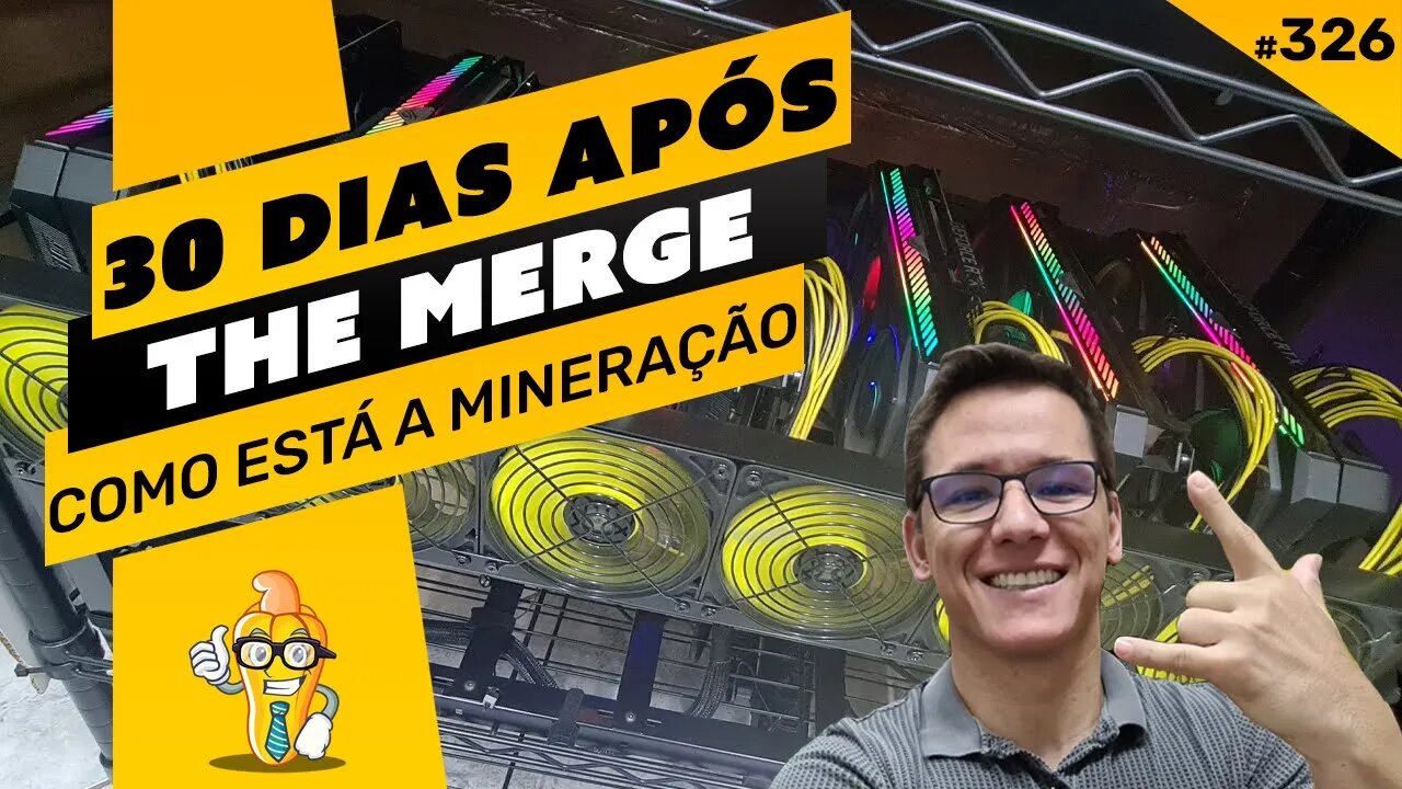 ⛏️🤟🏻 COMO ESTÁ A MINERAÇÃO 30 DIAS APÓS THE MERGE - COMPARATIVO DE MINERAÇÃO - VALE A PENA MINERAR?