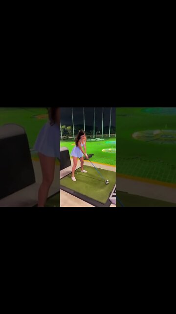 Right down the middle ⛳