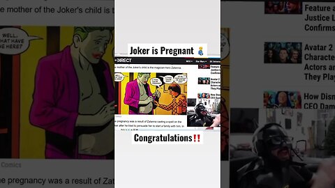 Congrats Joker on the Pregnancy 🫃 Full Video on my Channel 🙏🏼 #joker