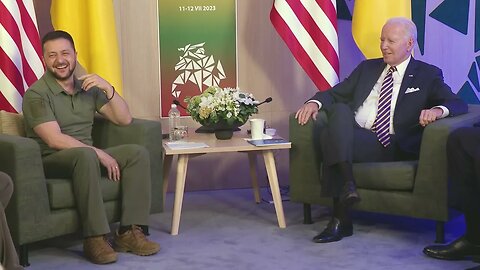 President Biden Participates in a Bilateral Meeting with President Volodymyr Zelenskyy of Ukraine