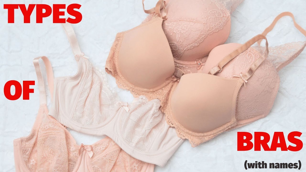 types of bras and their respective names