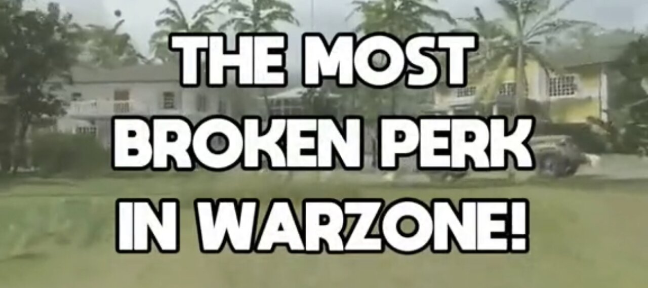 The MOST BROKEN PERK in WARZONE!