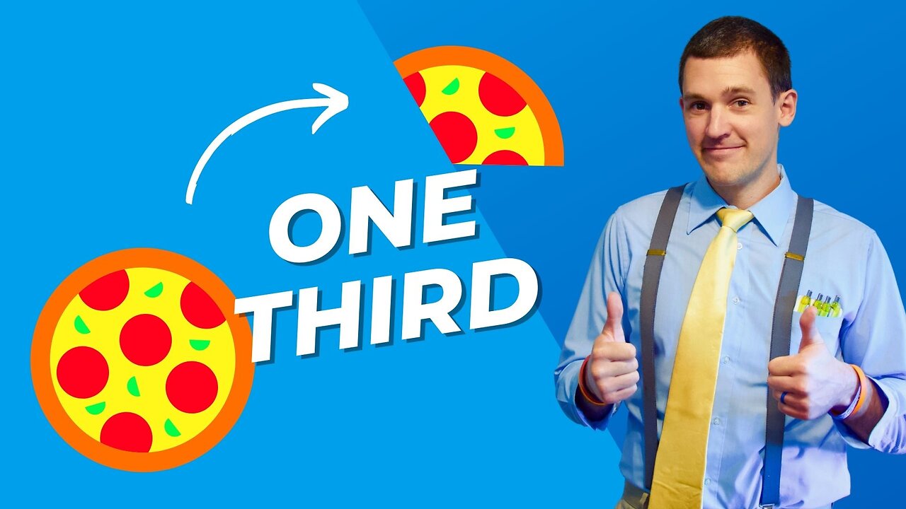 Finding a Third | Thirds of a Shape | Fractions for 1st and 2nd Grade