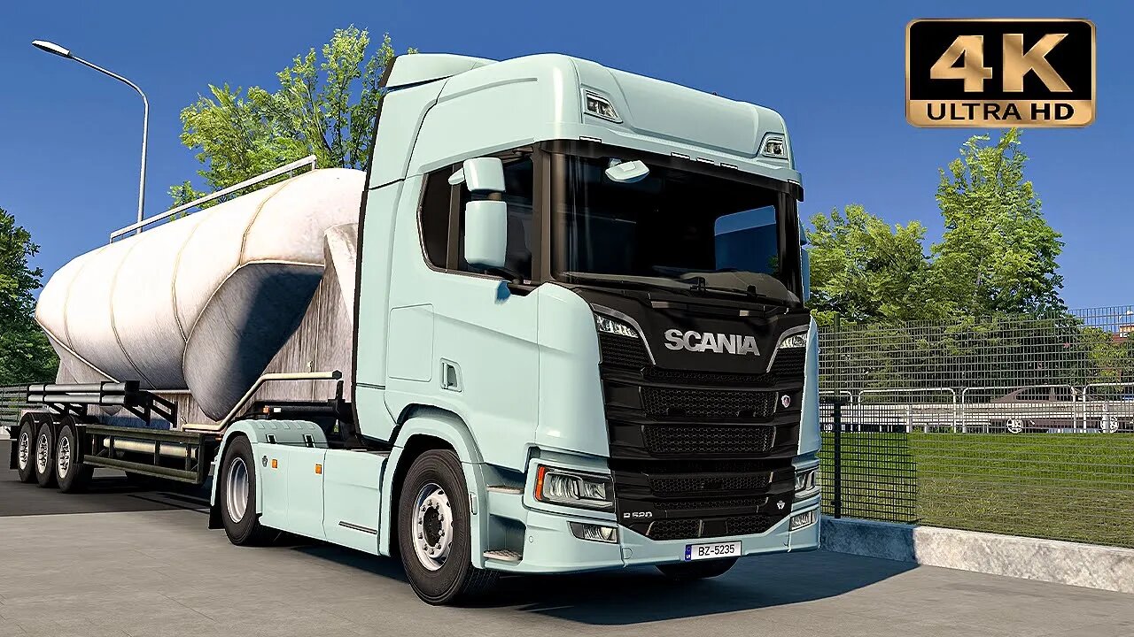 Scania R520 on NORDIC ROADS | Euro Truck Simulator 2 Gameplay "4K"