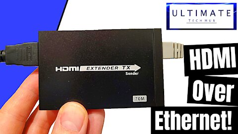 Extend HDMI and IR Remote over Ethernet - How To - MYPIN 4K HDMI Extender -Quick & Easy!