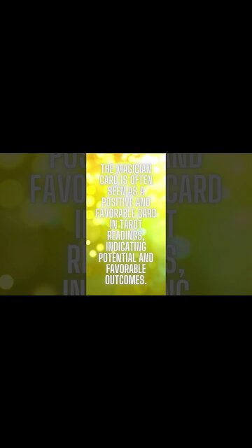 "The Magician's Favor: Positive Outcomes in Tarot Readings"