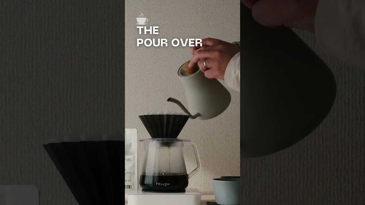 The pour over coffee #goodmorning #coffee