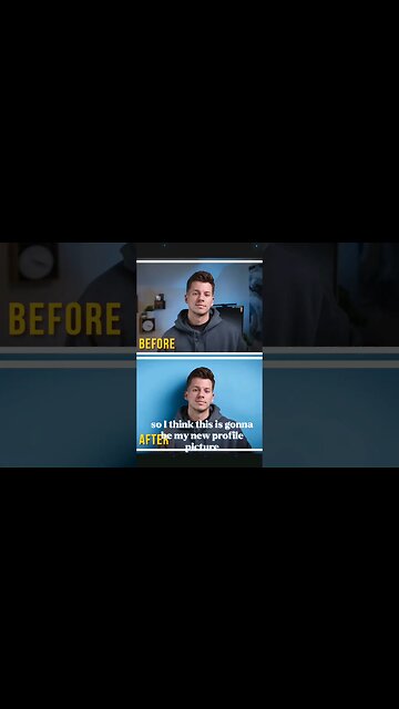 Using Adobe's AI To Make My Profile Picture Better! #shorts