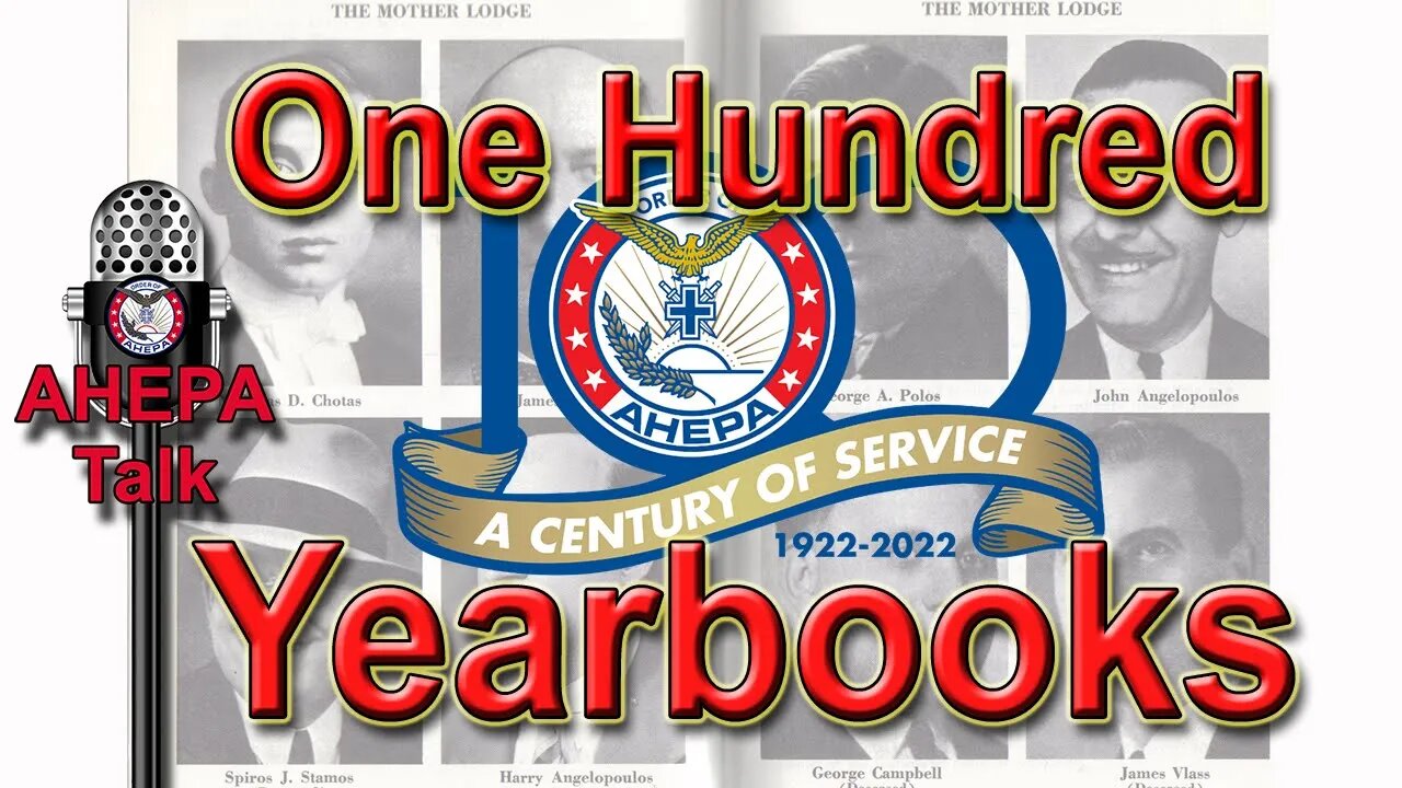 AHEPA Talk 100 Yearbooks