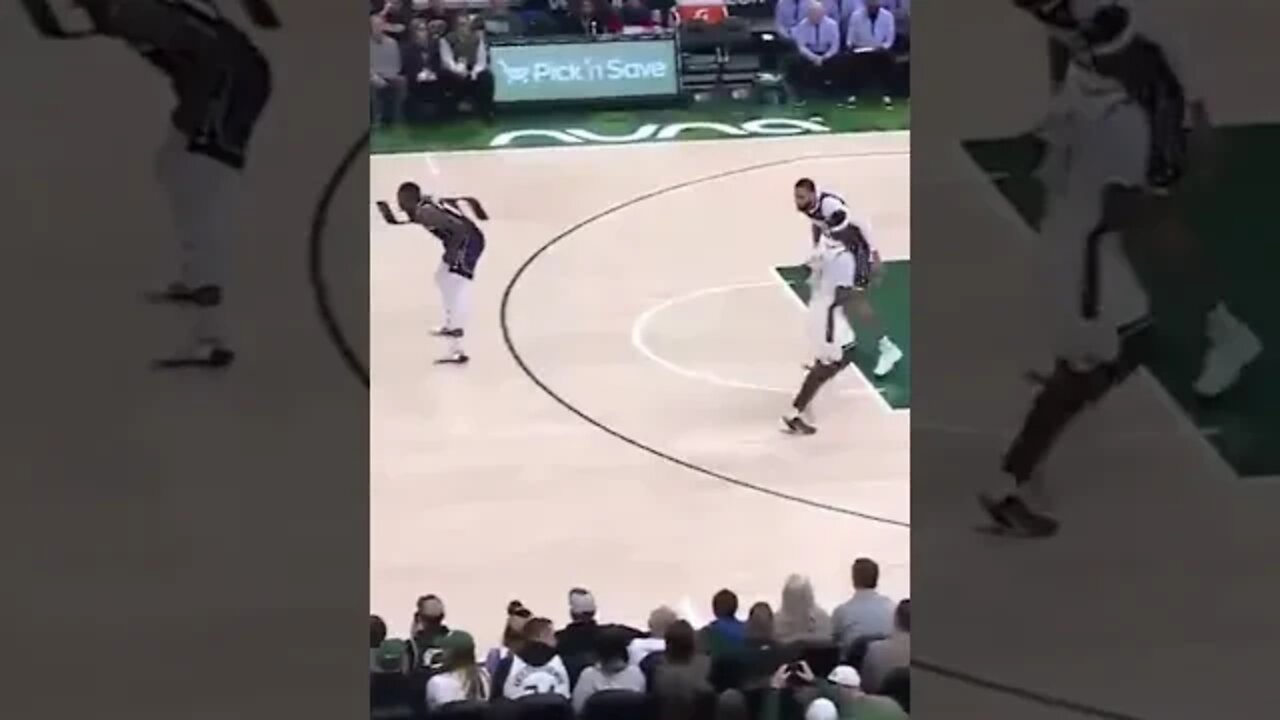 Giannis puts Luka in a spin cycle(Nba Clipz)#shorts