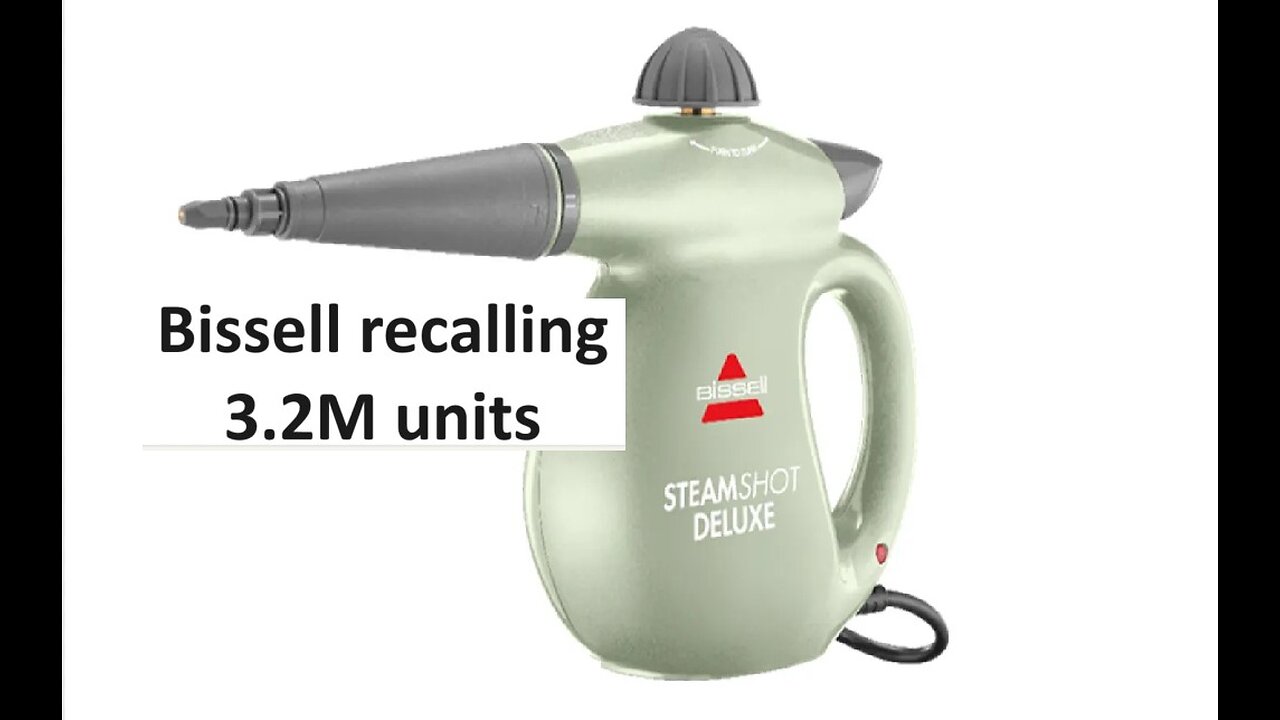 Bissell recalling 3.2M steam cleaning devices