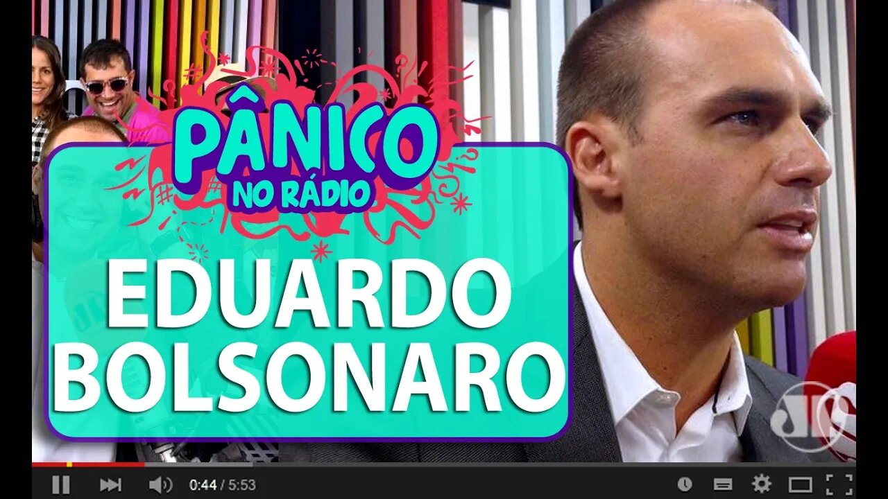 Eduardo Bolsonaro: "o problema de Jean Willys é que ele não aceita debater" | Pânico