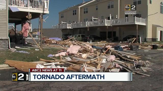 Clean up underway on Eastern Shore after EF-2 tornado