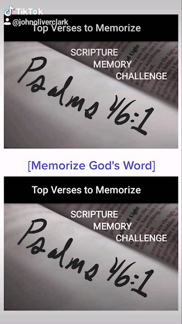 Top Verses To Memorize, Psalms 46:1