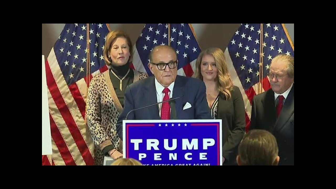 Trump Attorneys Hold HUGE Press Conference, Election Update November 19, 2020