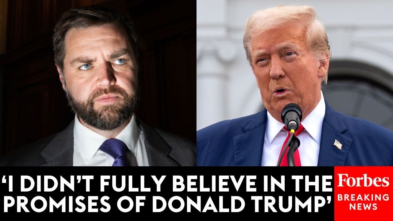 JD Vance Acknowledge His Initial Opposition To Former President Donald Trump