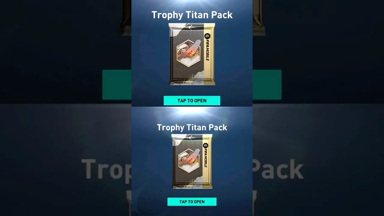 Open the Titan trophy gift pack ‼️ in fifa mobile #fifamobile #shorts