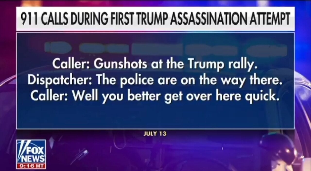 911 Calls From First Trump Assassination Attempt In Butler, PA Released