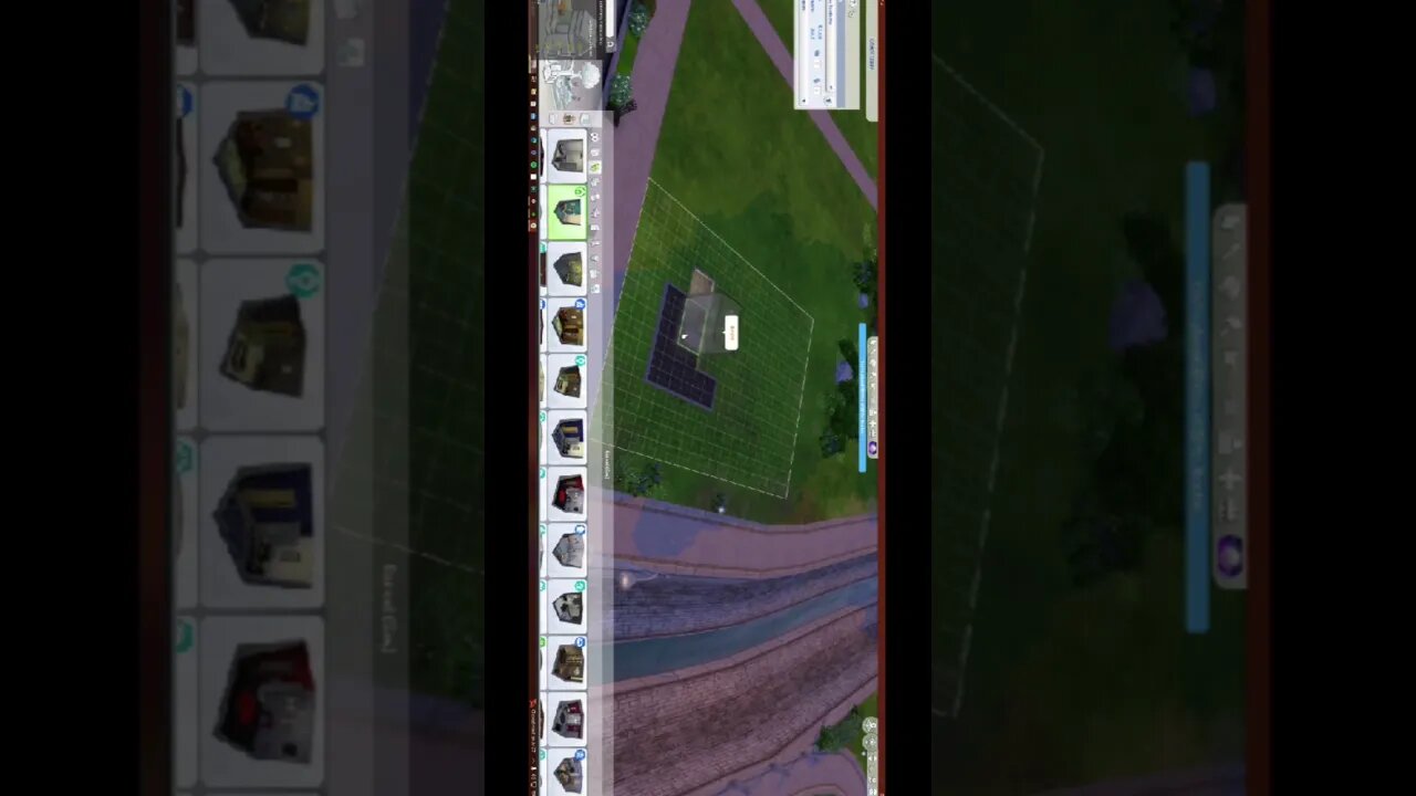 clip of the sims 4: tiny build
