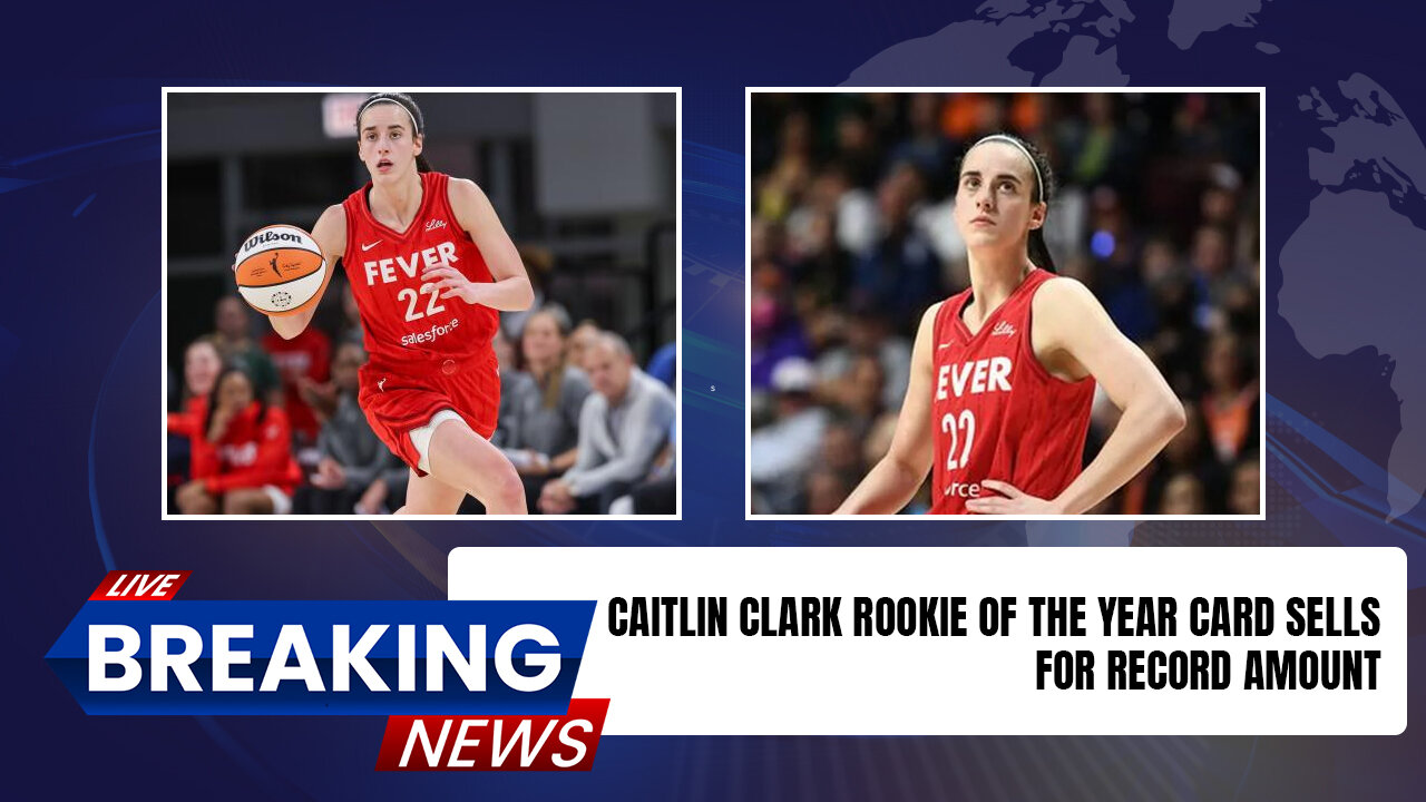 Caitlin Clark Rookie of the Year Card Sells for Record Amount