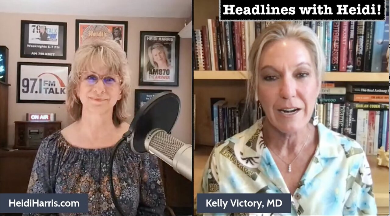 Headlines with Heidi! Guest, Dr. Kelly Victory #FactsNotFear on Covid "vaccines"