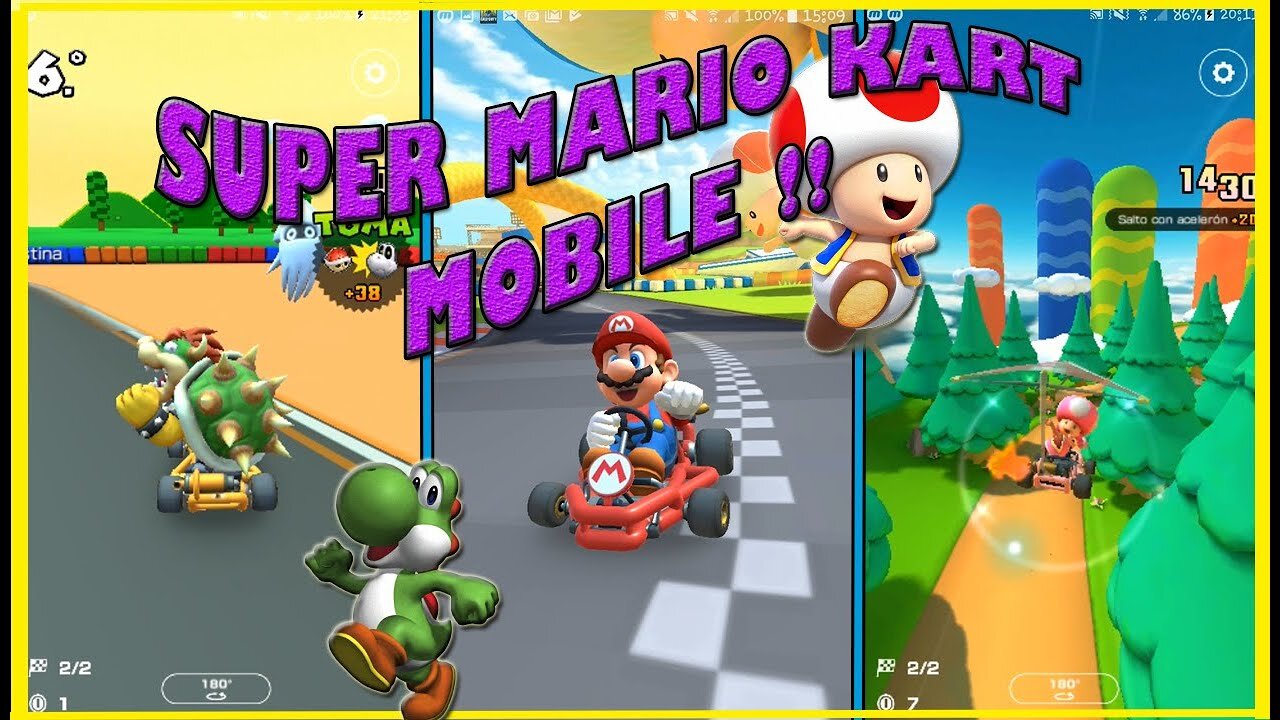 🔥SUPER MARIO KART MOBILE🔥OFICIAL DE NINTENDO - MARIO KART TOUR PARA Android & iOS - Gameplay & APK