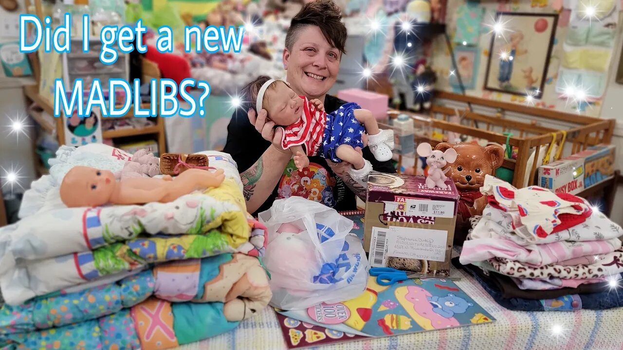 nlovewithreborns2011 is going live! Vintage Baby Haul| 90's MadLibs? Changing Silicone Baby America