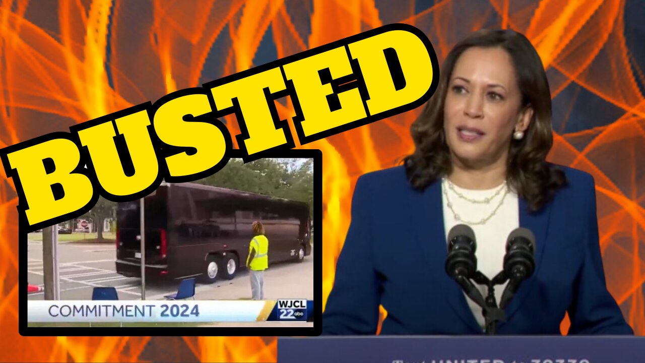 Kamala Harris Buses People to Her Rally in GA: Gets Caught on Video.