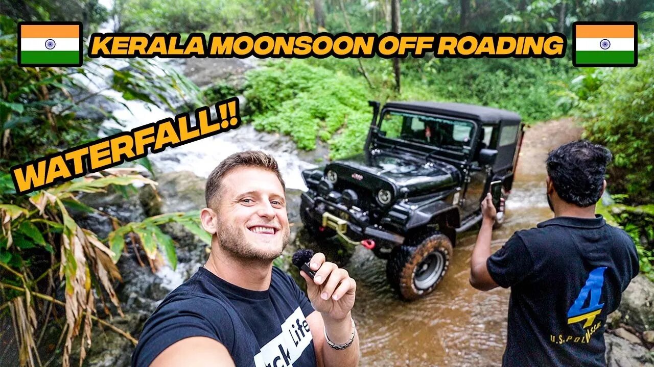 Kerala Monsoon Jeep Off Roading in Wayanad India 🇮🇳