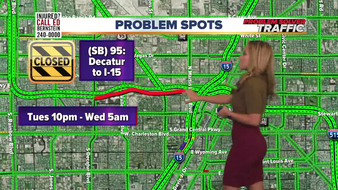 11/20 SB 95 closed overnight from Decatur to I-15