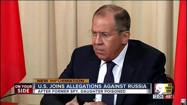 U.S. joins allegations against Russia