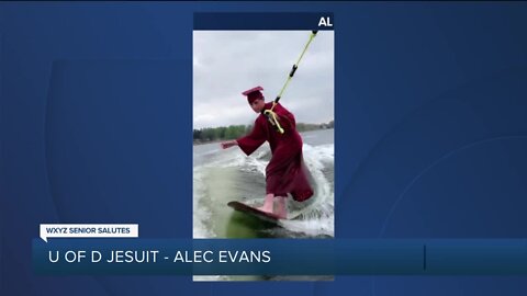 WXYZ Senior Salutes - U of D Jesuits' Alec Evans