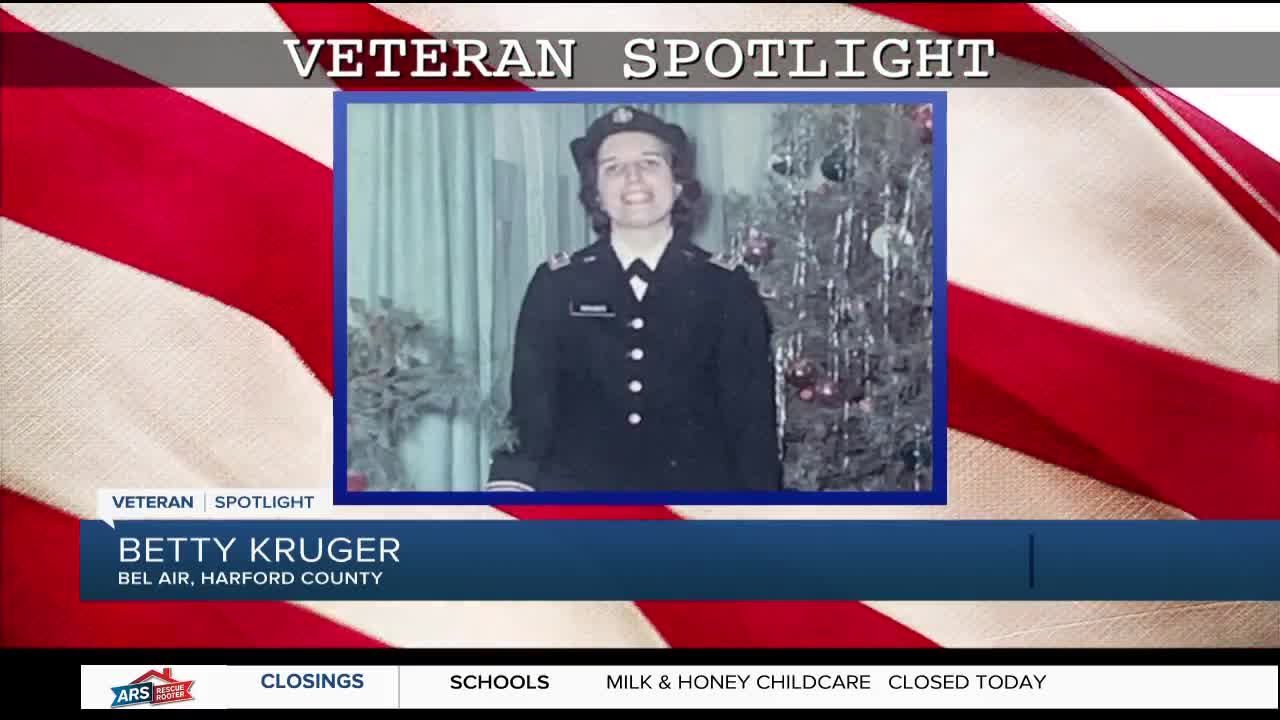 Veteran Spotlight: Betty Kruger of Bel Air