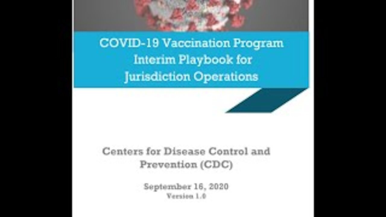 COVID-19 VACCINATION PROGRAMINTERIM PLAYBOOK FOR JURISDICTIONOPERATIONS – September 16, 2020 & link