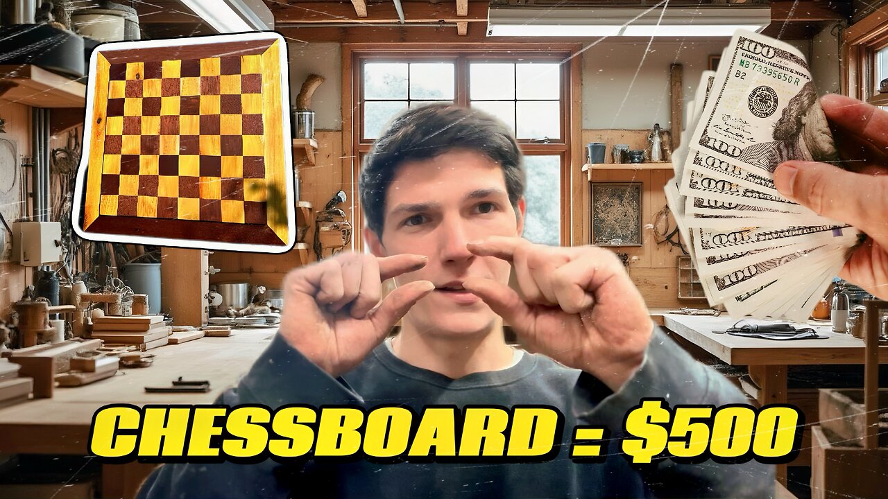 HowTo - I Made & Sold a ChessBoard For $500+!