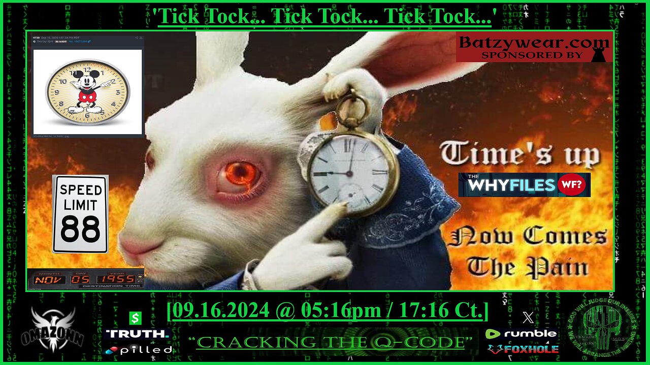 "CRACKING THE Q-CODE" - 'Tick Tock... Tick Tock... Tick Tock...'