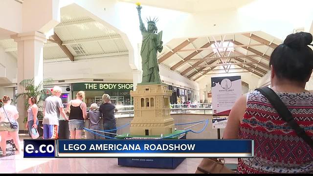 LEGO sculptures take over Boise Town Square Mall