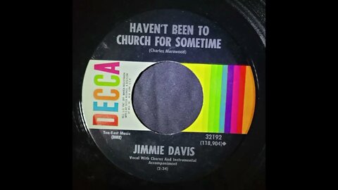 Jimmie Davis - Haven't Been to Church For Sometime