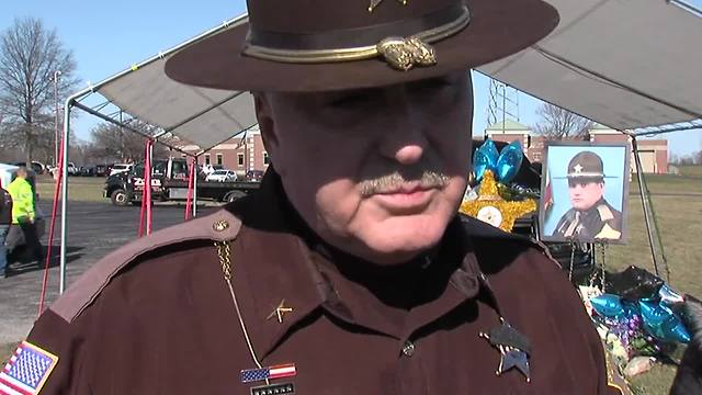 Sheriff Nielsen gives emotional interview at memorial for fallen deputy Jacob Pickett