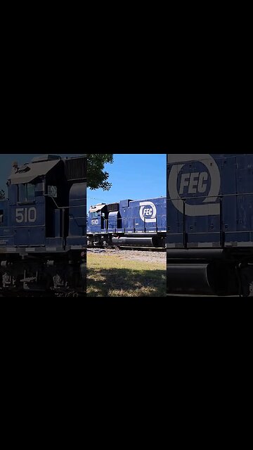 Florida East Coast Railway FEC-204 at South Daytona Florida Mar. 11 2023 #railfanrob #rrmrailvideos