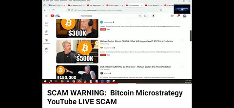 《《 ATTENTION BITCOIN SCAM ON YOUTUBE 》》