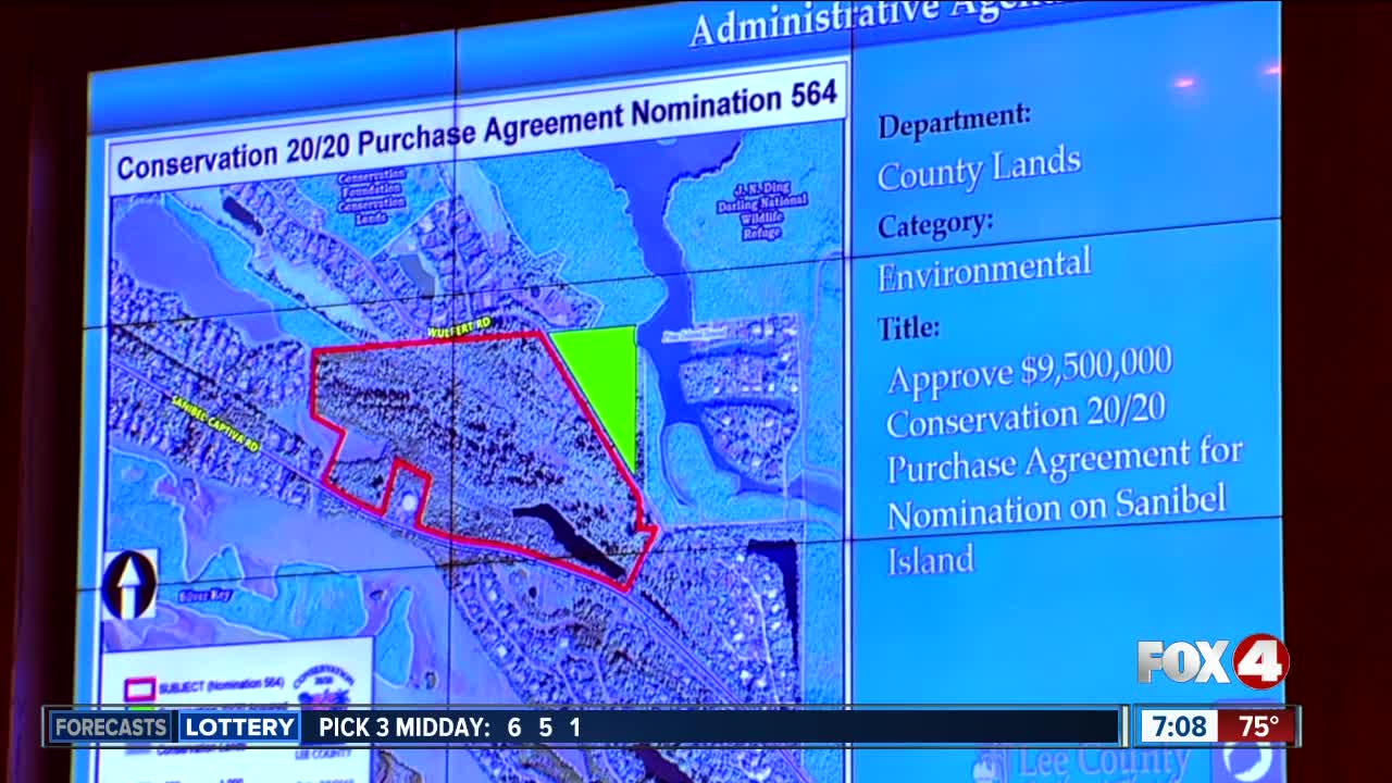 Conservation land purchase on Sanibel approved by Lee County