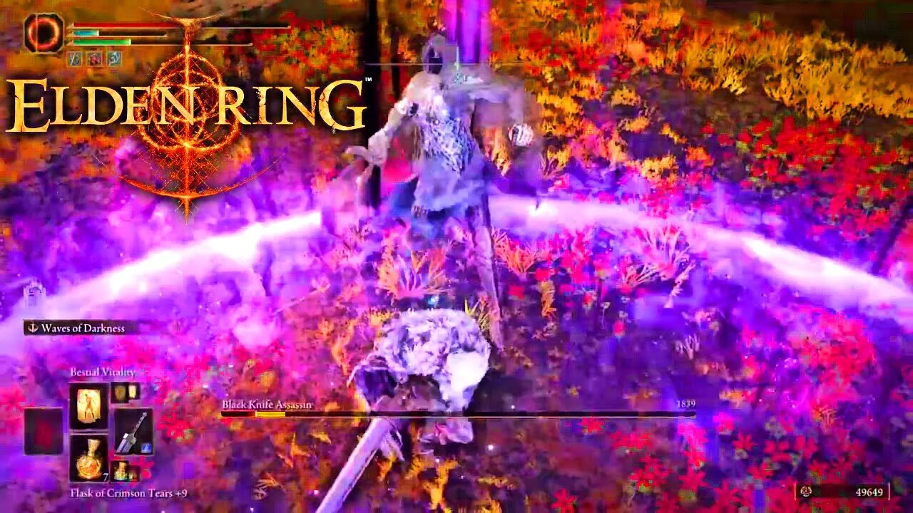 Elden Ring - Boss Fight - Black Knife Assassin - Sainted Hero's Grave, Altus Plateau