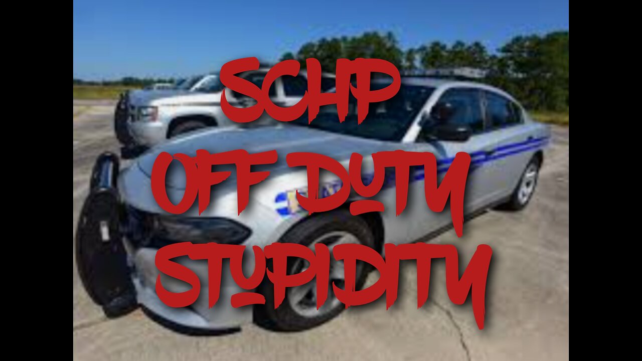 SCHP Officer Waves Sidearm In Road Rage..