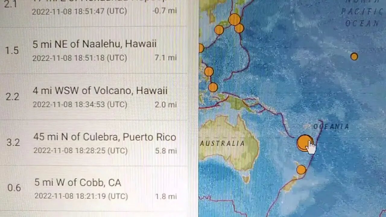 Earthquakes 6.8, 7.0, 6.6 Fiji Islands. Expect Larger Activity. As It Transfers Across The Plate.