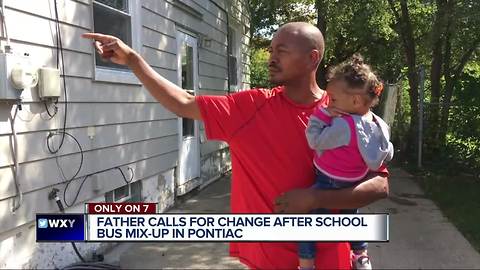 Dad finds son lost wandering Pontiac after school bus mix-up