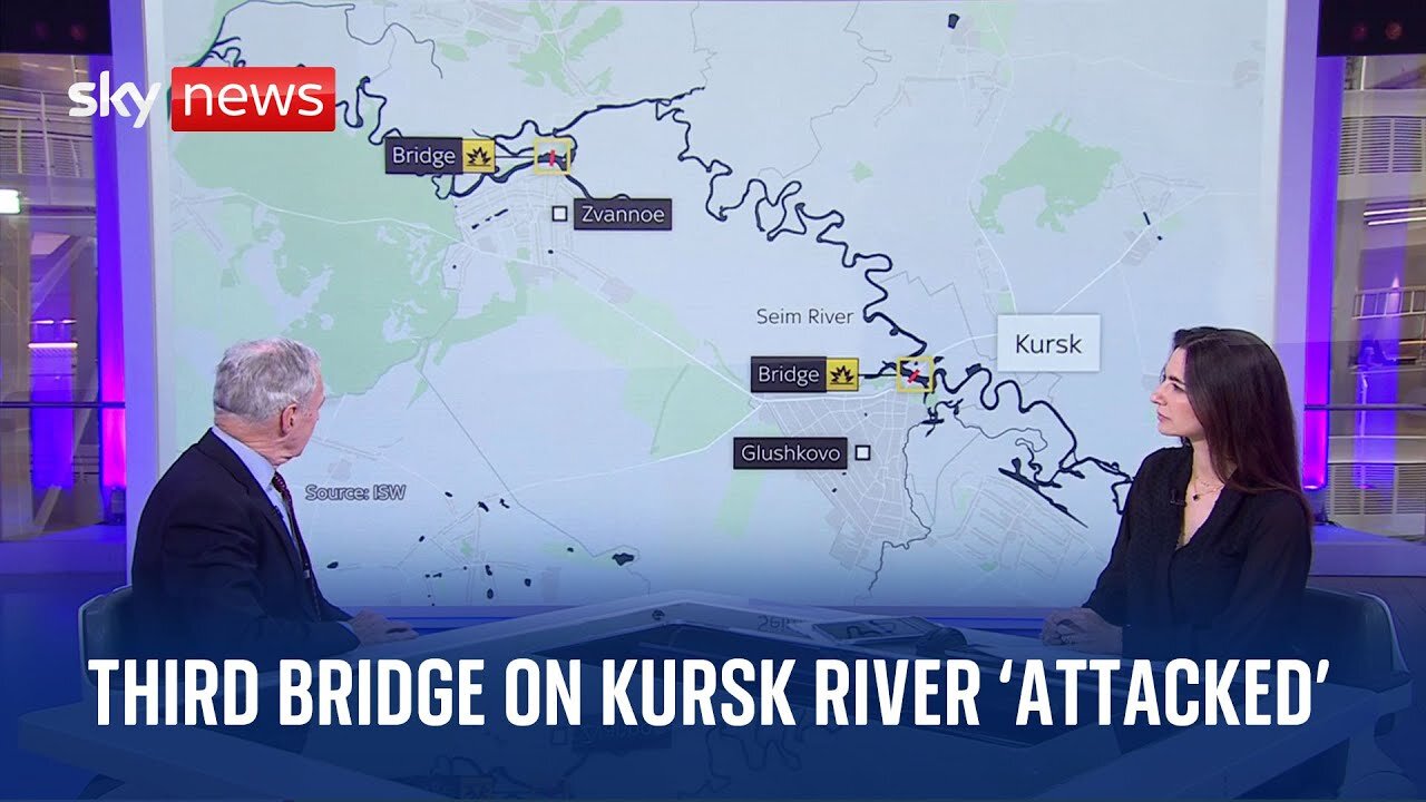 Third bridge attacked in Kursk region, Russia says | Ukraine-Russia War